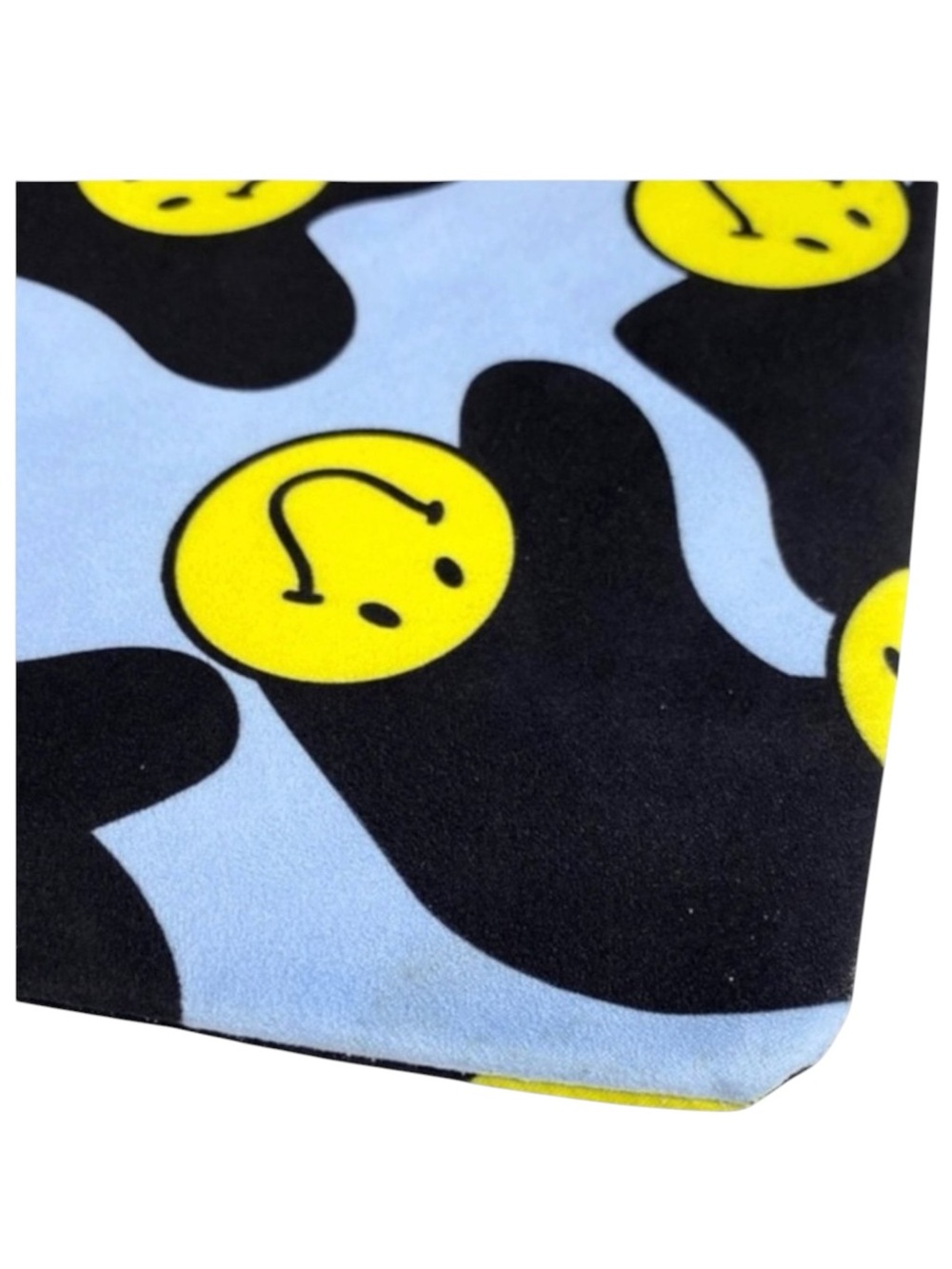 VHTF: new Valfre ☻︎ Serotonin Smiley Face Bag ☻︎ Chain Strap ☻︎ Black Faux Suede - Picture 9 of 16